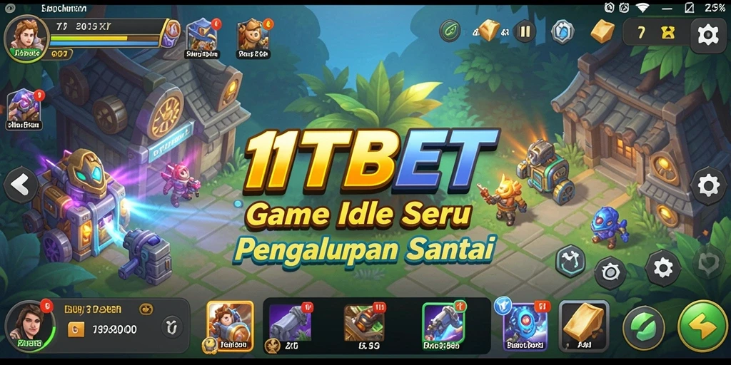 Tampilan gameplay menarik dari 11TBET yang menampilkan aktivitas Idle.
