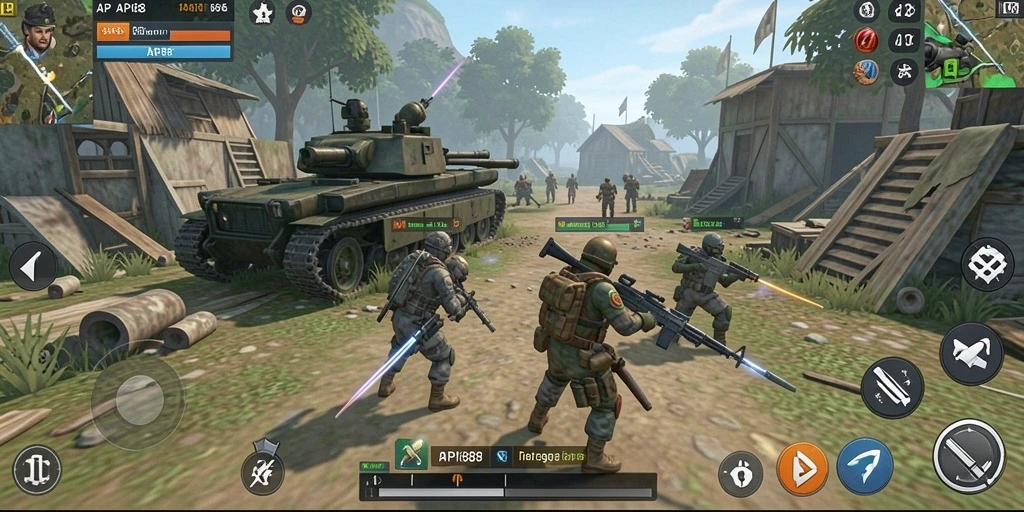 Screenshot gameplay API88 yang menampilkan taktik dalam aksi.