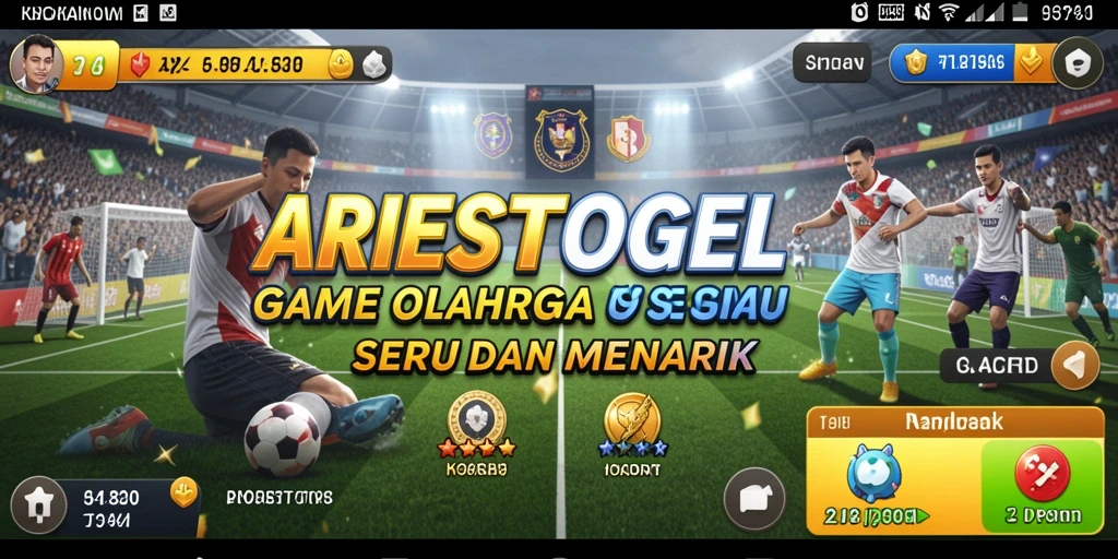 Tampak depan gameplay <strong>ARIESTOGEL</strong> yang seru dan penuh aksi.