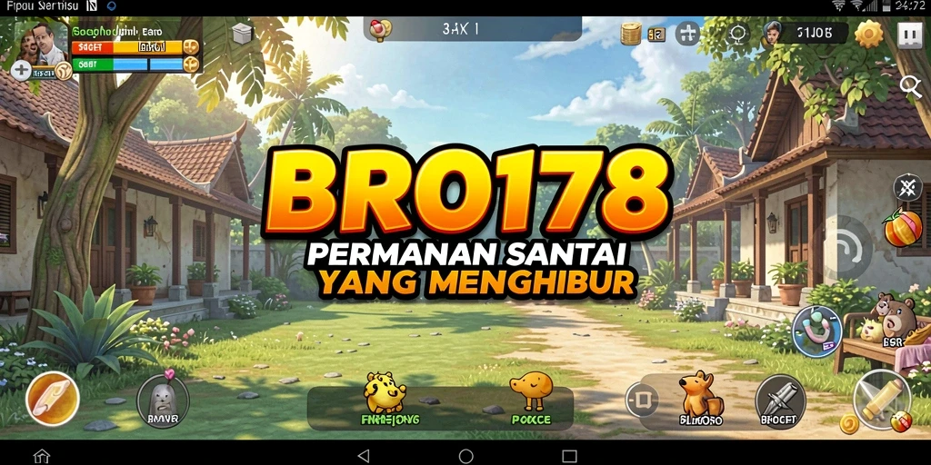 Tampilan gameplay BRO178 yang penuh warna dan menarik.