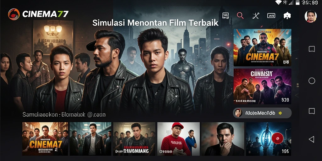 Tangkapan layar dari gameplay simulasi CINEMA77 yang memukau.