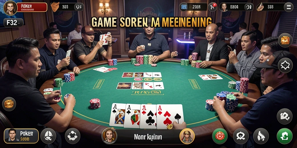 Tampilan gameplay F32 yang seru dan menegangkan.