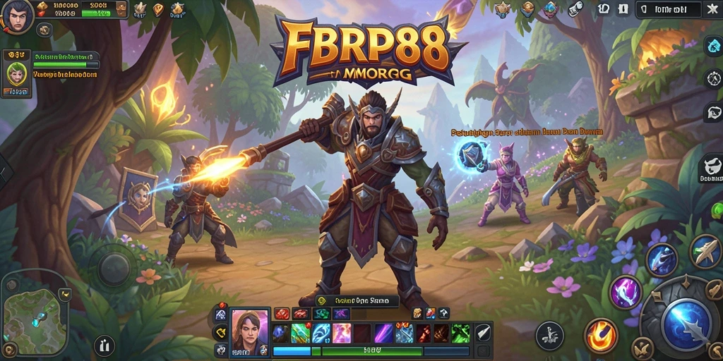 Tampilan mendebarkan dari dunia MMORPG FBRP88.