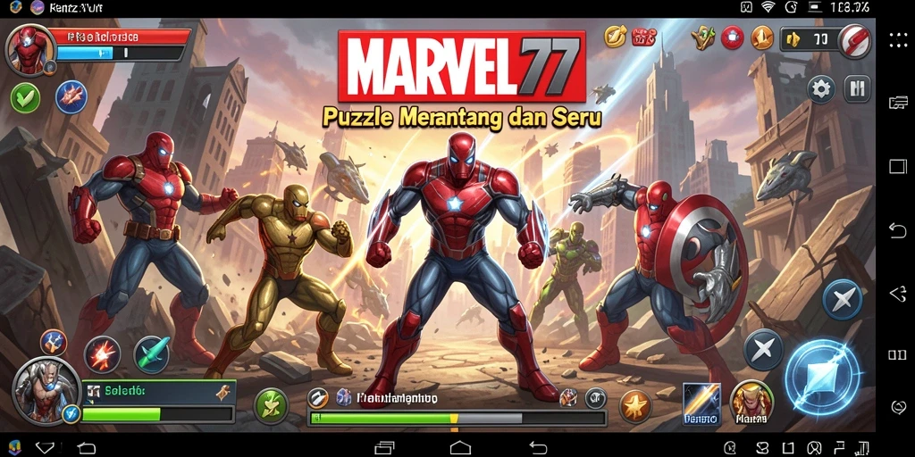Tampilan gameplay MARVEL77 yang penuh tantangan dan keseruan teka-teki.