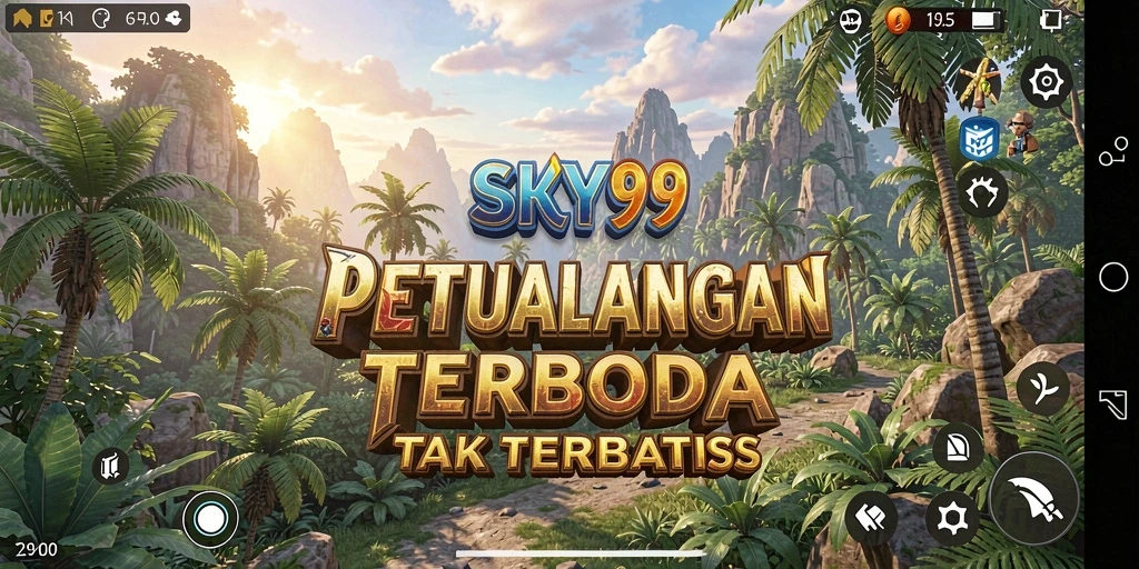 Tangkapan layar menampilkan gameplay epik dalam SKY99 yang penuh petualangan.