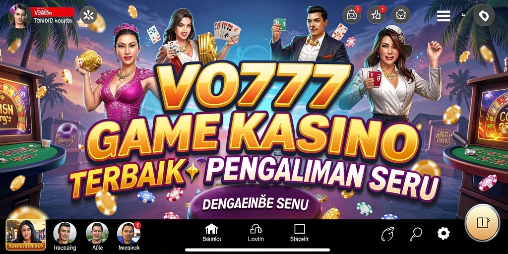 Tampilan menarik dari gameplay Kasino di VO777.